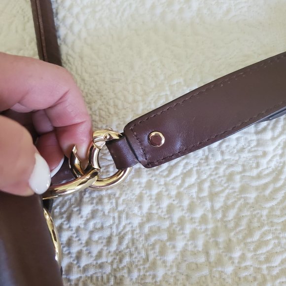 Cole Haan Brown leather shoulder bag - Picture 7 of 7